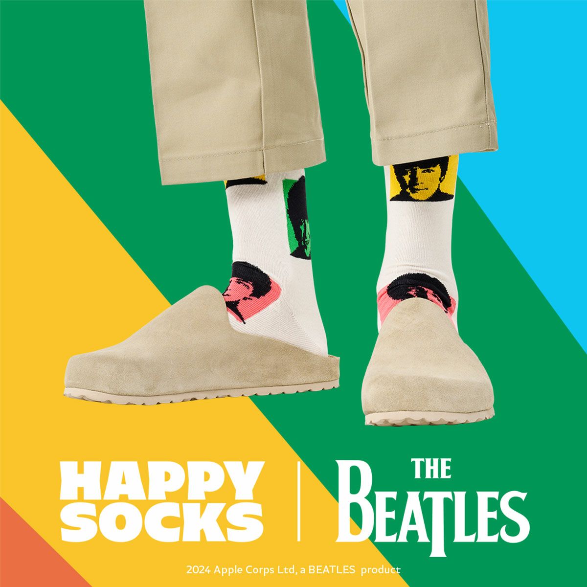ハッピーソックス 【Limited】Happy Socks ×Beatles ( ビートルズ 