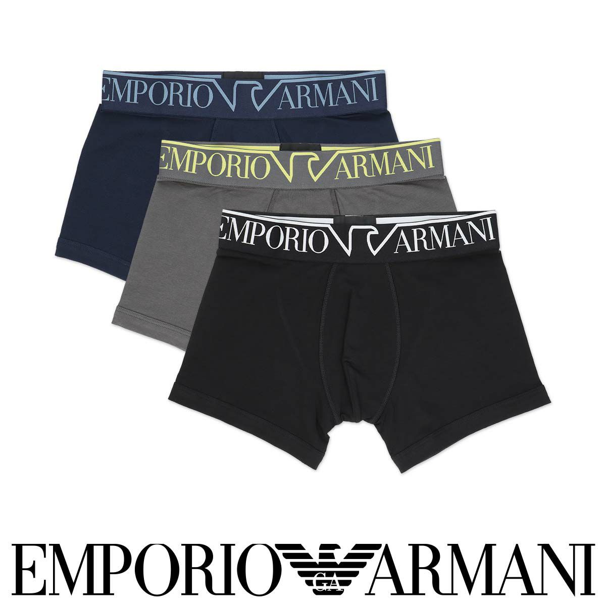 EMPORIO ARMANI メガロゴ ボクサーブリーフ 前閉じ EUサイズ メンズ 54095168 | 靴下 ソックス  通販のナイガイ公式オンラインショップ