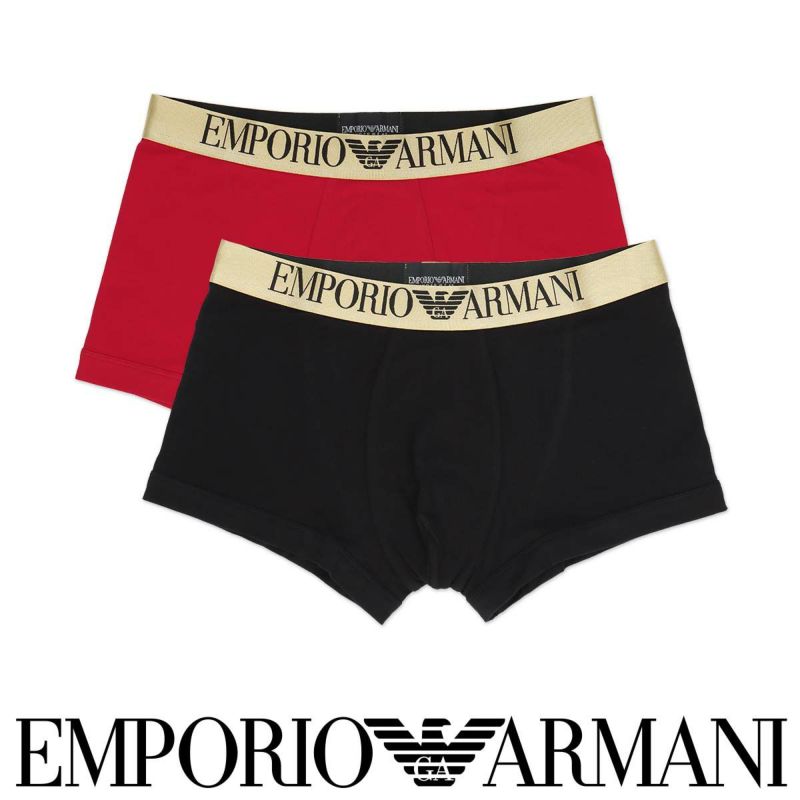 EMPORIO ARMANI シャイニーロゴ ボクサーパンツ 前閉じ EUサイズ メンズ 54095959 | 靴下 ソックス  通販のナイガイ公式オンラインショップ