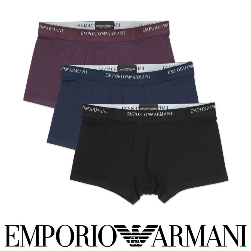 EMPORIOARMANIエンポリオアルマーニSOFTMODALソフトモダールボクサーパンツ前閉じEUサイズメンズ男性プレゼントギフト無料ラッピングブランドアンダーウェア54095117