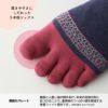 NAIGAICOMFORTナイガイコンフォート綿混5本指親指セパレート3D設計ショート丈女性婦人プレゼント無料ラッピングギフト03022206