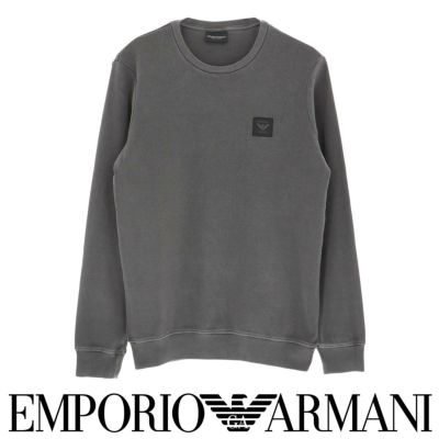 EMPORIOARMANIエンポリオアルマーニGARMENTDYEDガーメントダイ長袖スウェットラウンジウェアEUサイズメンズ男性プレゼント無料ラッピングギフト54095382