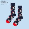 HappySocksハッピーソックスHolidayCatSock(ホリデーキャット)クルー丈ソックスユニセックスメンズ＆レディースプレゼント無料ラッピングギフト10240335