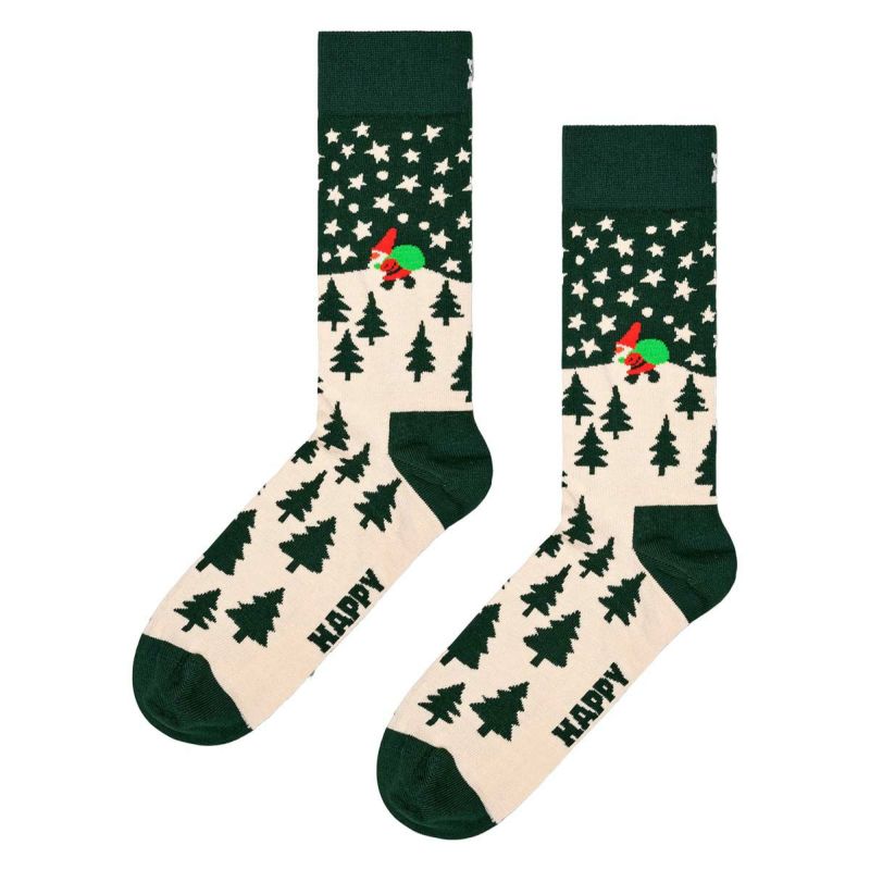 HappySocksハッピーソックスSantaOnTheWaySock(サンタ・オン・ザ・ウェイ)クルー丈ソックスユニセックスメンズ＆レディースプレゼント無料ラッピングギフト10240390