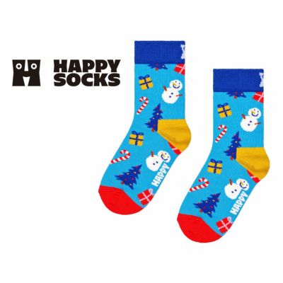 Happy Socks Kids Bring it on ( キッズ ブリング イット オン ) 子供 クルー丈 ソックス  12240055