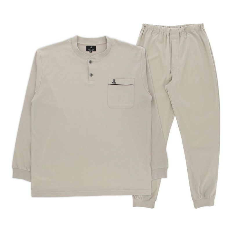 LANVIN COLLECTION パジャマ 上下セット【M Lサイズ】プレーン