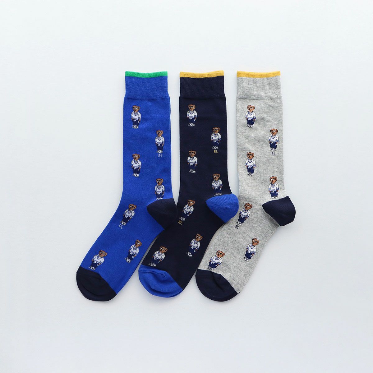 POLO RALPH LAUREN ALLOVER PREPPY BEAR ポロベア クルー丈