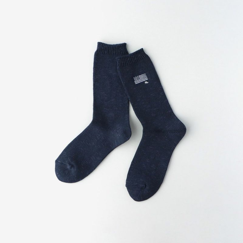 Polo by Ralph Lauren ネイビー ルームソックス 25-26