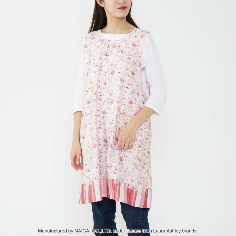 LAURA ASHLEY 形態安定加工 40サテン オリシアピオニー柄 フリー LAURA ASHLEY 形態安定加工 40サテン オリシアピオニー柄 フリー