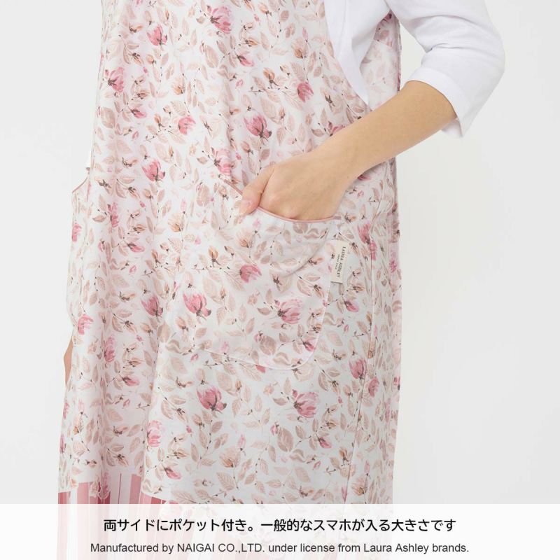 LAURA ASHLEY 形態安定加工 40サテン オリシアピオニー柄 フリー LAURA ASHLEY 形態安定加工 40サテン オリシアピオニー柄 フリー
