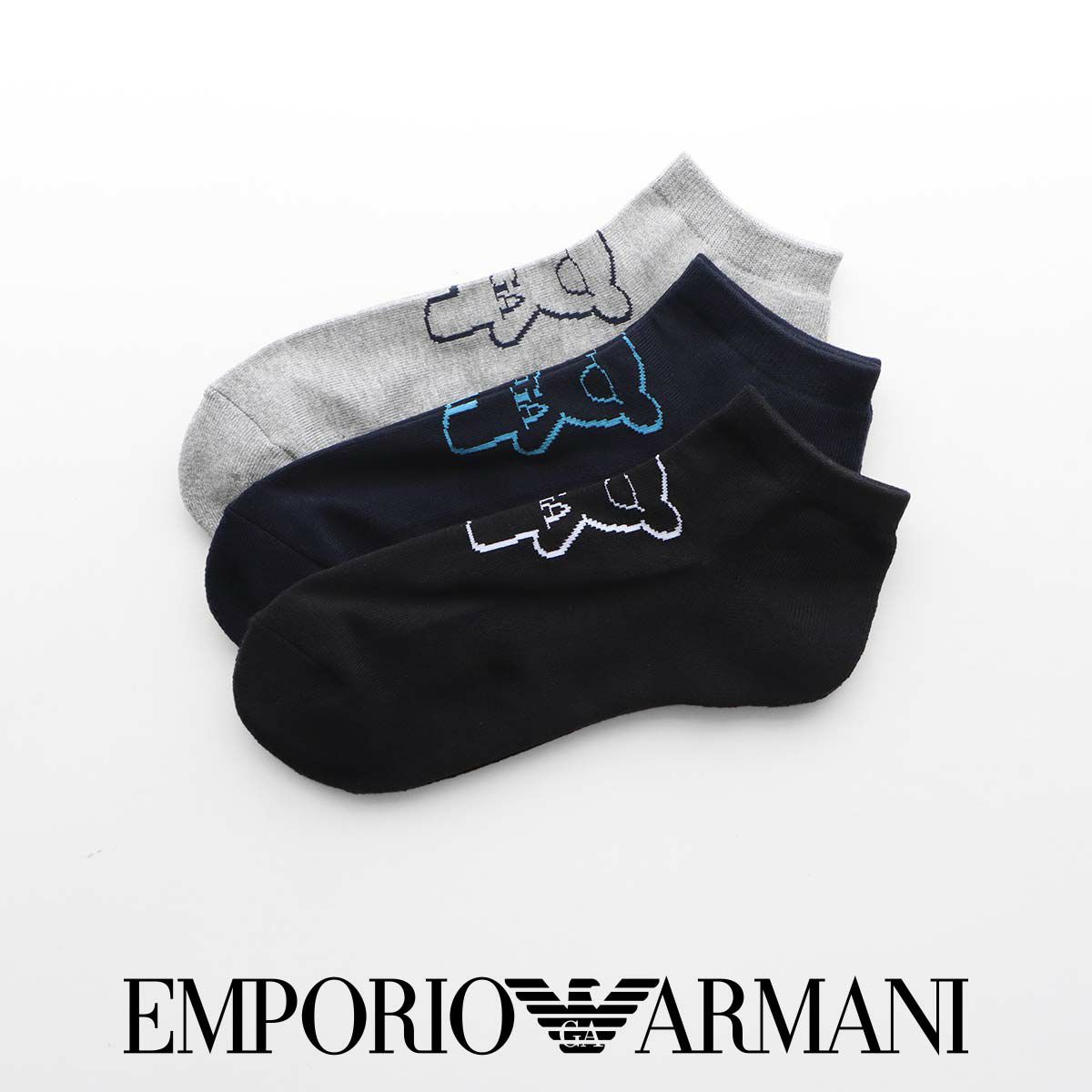[EMPORIO ARMANI UW] コットンEST.1981光沢ロゴバンドブリーフ オールオーバーロゴ ブリーフ | Armani Exchange
