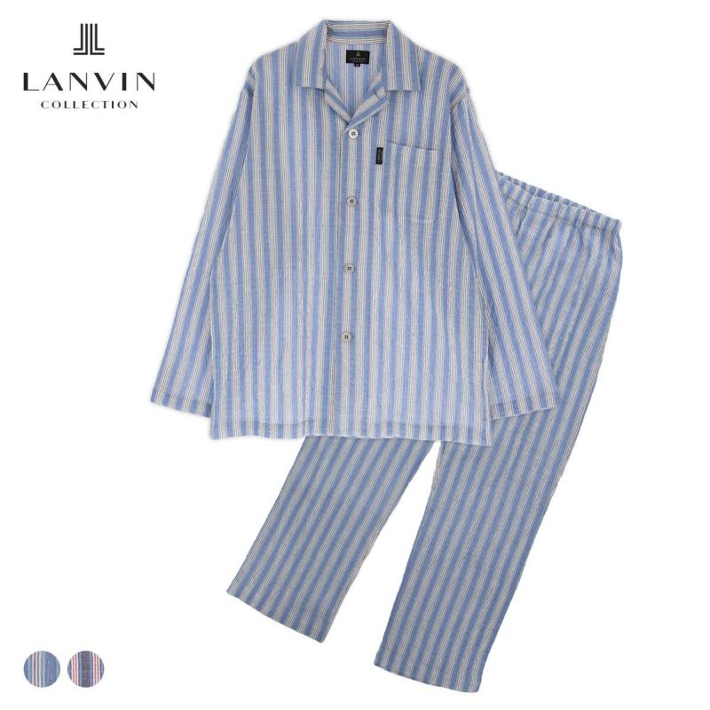 再入荷商品 LANVIN COLLECTION メンズパジャマ 上下セット【M Lサイズ スカート