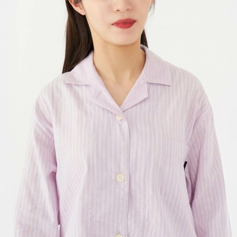 LANVIN COLLECTION 【Lサイズ】綿100％ ふんわり柔らかい 先染め