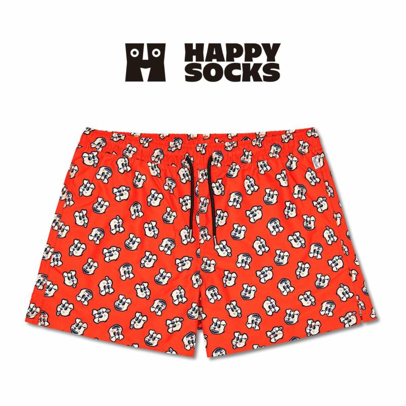 HappySocksハッピーソックスDoggoSwimShorts（ドッゴ）犬ドッグ水着スイムショーツショートパンツ15233003
