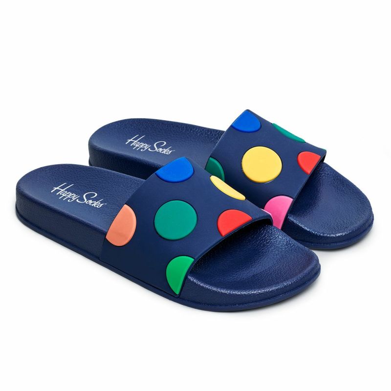 HappySocksハッピーソックスSliderDot（ドット）スライダーラバーサンダル15232002