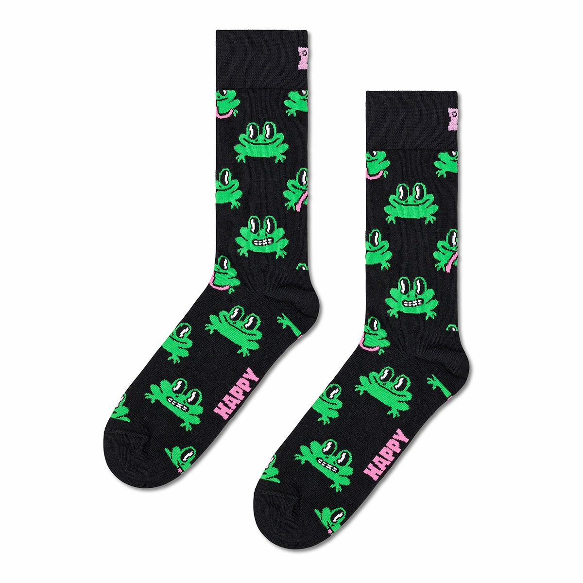 HappySocksハッピーソックスFrog（フロッグ）クルー丈ソックス靴下ユニセックスメンズ＆レディースプレゼント無料ラッピングギフト10231084