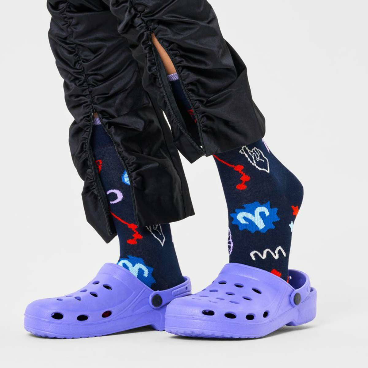 HappySocksハッピーソックスZodiacAries（アリエス）星座牡羊座クルー丈ソックス靴下ユニセックスメンズ＆レディースプレゼント無料ラッピングギフト10231116