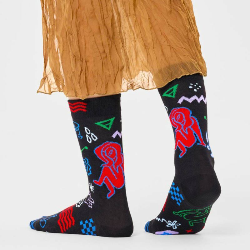 HappySocksハッピーソックスZodiacVirgo（ビルゴ）星座乙女座クルー丈ソックス靴下ユニセックスメンズ＆レディースプレゼント無料ラッピングギフト10231121