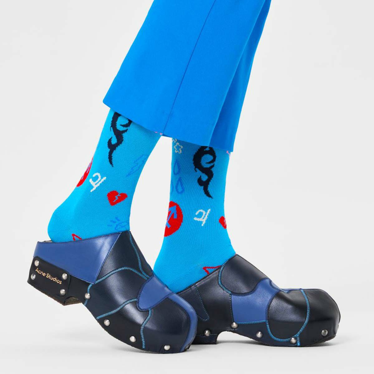 HappySocksハッピーソックスZodiacSagittarius（サジタリウス）星座射手座クルー丈ソックス靴下ユニセックスメンズ＆レディースプレゼント無料ラッピングギフト10231124