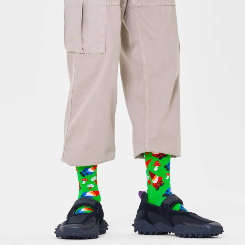 HappySocksハッピーソックスChristmasGnome（クリスマスノーム）クルー丈ソックス靴下ユニセックスメンズ＆レディースプレゼント無料ラッピングギフト10231154