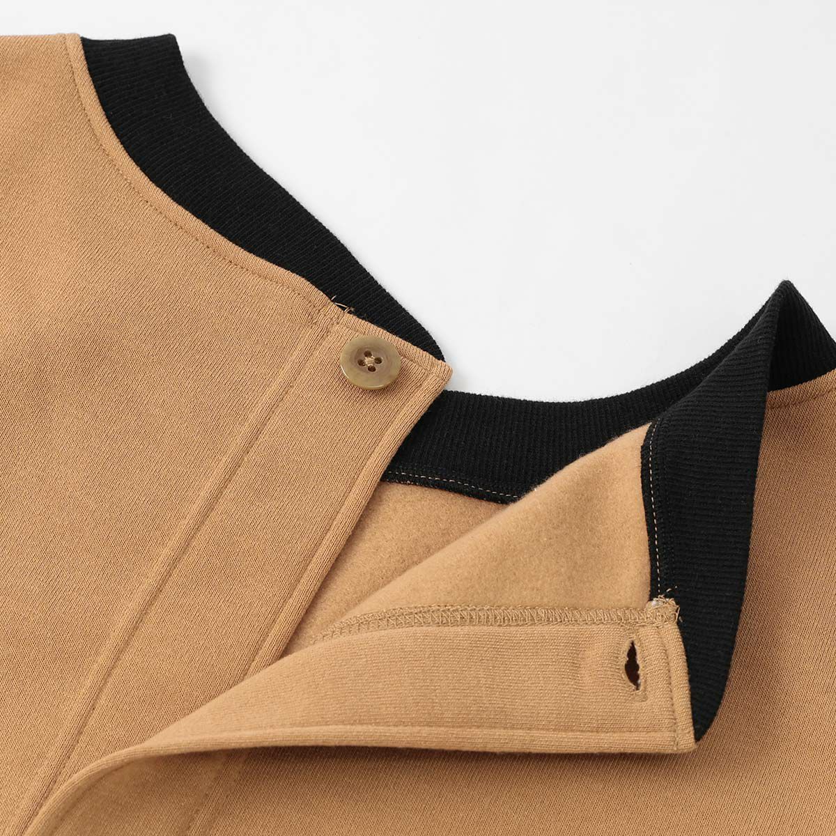 LANVIN COLLECTION ランバン コレクション 裏起毛 ポリエステル100％ 後ろボタン 背付き フェリシテローズ柄 セツキ エプロン レディース 70044018