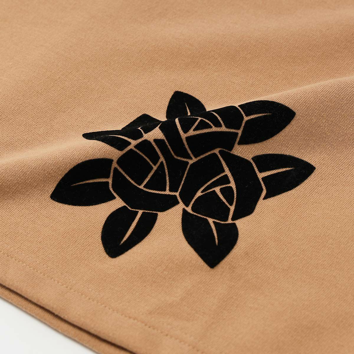 LANVIN COLLECTION ランバン コレクション 裏起毛 ポリエステル100％ 後ろボタン 背付き フェリシテローズ柄 セツキ エプロン レディース 70044018