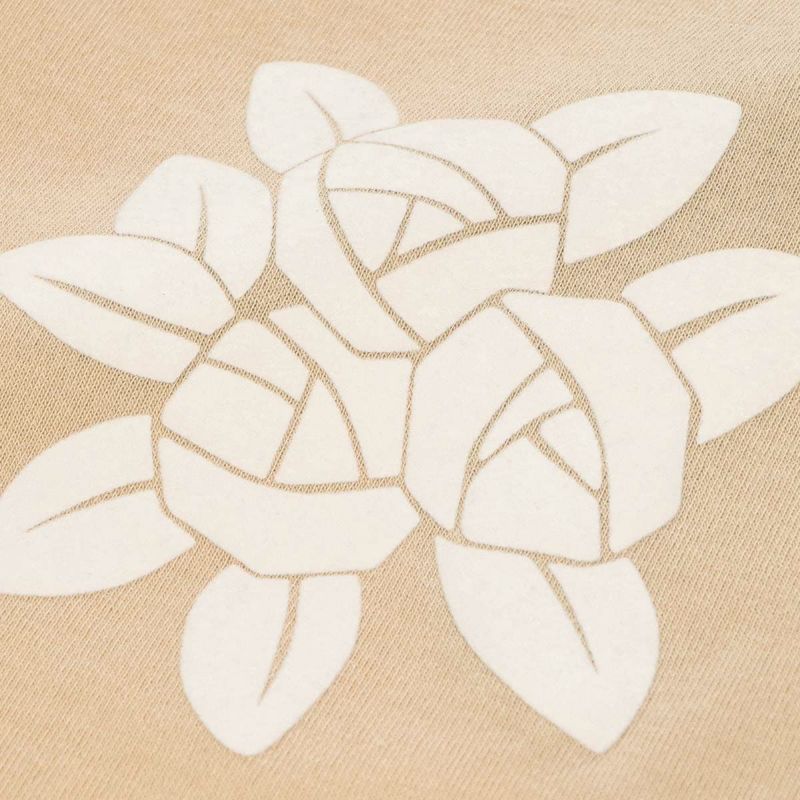 LANVIN COLLECTION ランバン コレクション 裏起毛 ポリエステル100％ 後ろボタン 背付き フェリシテローズ柄 セツキ エプロン レディース 70044018