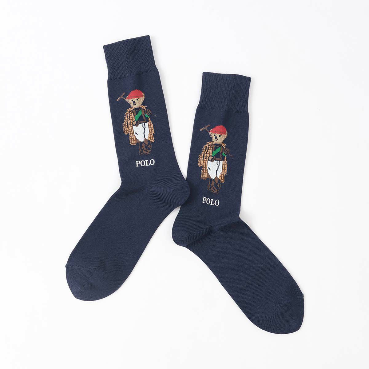 POLO RALPH LAUREN SOCIETY BEAR ポロベア 25cm クルー丈 ソックス